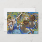 Edgar Degas - Blue Dancers Bedankkaart (Voorkant)