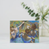 Edgar Degas - Blue Dancers Briefkaart (Staand voorkant)