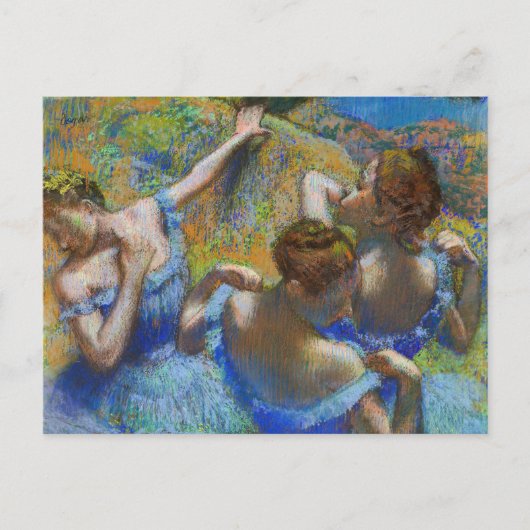 Edgar Degas - Blue Dancers Briefkaart (Voorkant)