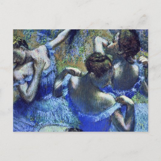Edgar Degas - Blue Dancers Briefkaart (Voorkant)