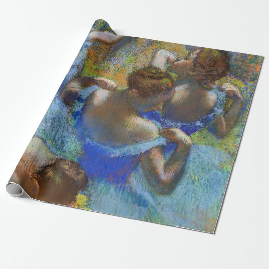 Edgar Degas - Blue Dancers Cadeaupapier (Uitgerold)