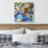 Edgar Degas - Blue Dancers Canvas Afdruk (Insitu (Slaapkamer))