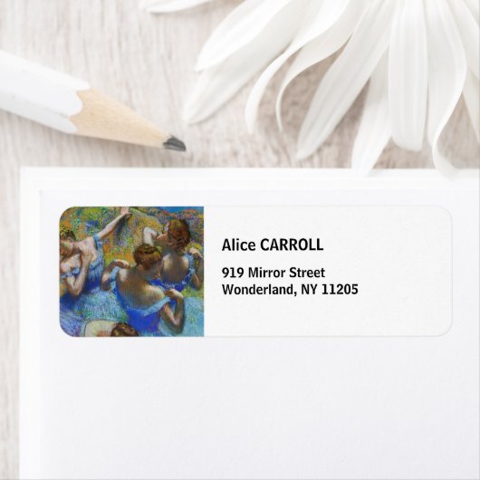 Edgar Degas - Blue Dancers Etiket (Insitu)