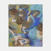 Edgar Degas - Blue Dancers Fleece Deken (Voorkant)