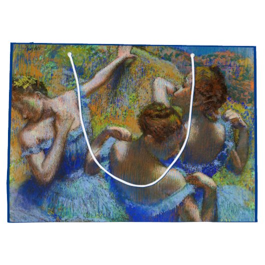 Edgar Degas - Blue Dancers Groot Cadeauzakje (Achterkant)
