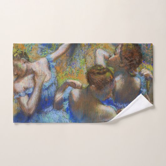 Edgar Degas - Blue Dancers Handdoek (Handdoek)