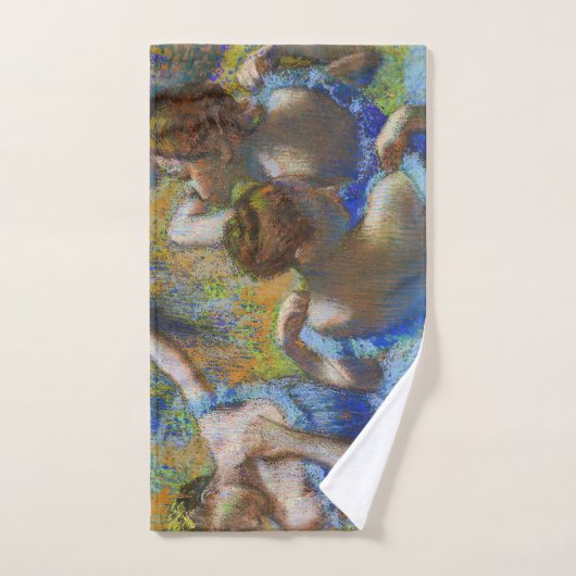 Edgar Degas - Blue Dancers Handdoek (Handdoek)