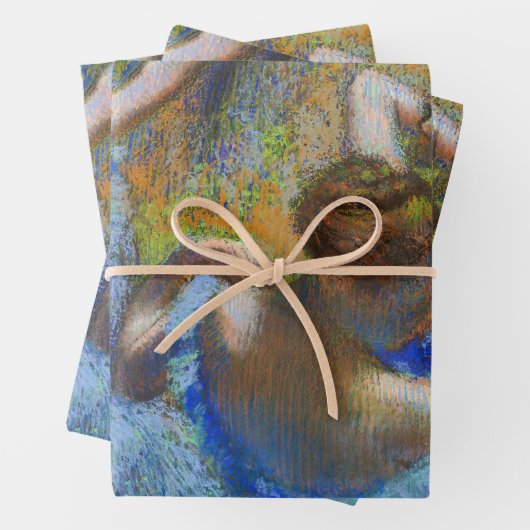 Edgar Degas - Blue Dancers Inpakpapier Vel (In situ)