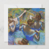 Edgar Degas - Blue Dancers Kaart (Voorkant)