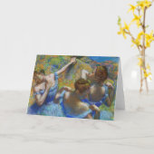 Edgar Degas - Blue Dancers Kaart (Gele Bloem)