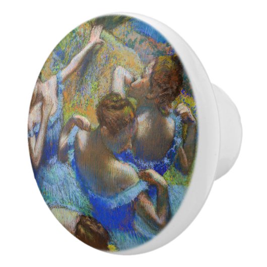 Edgar Degas - Blue Dancers Keramische Knop (Rechts)