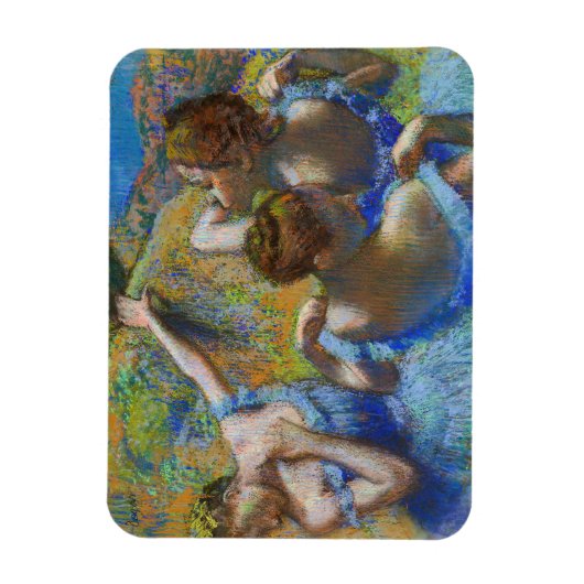 Edgar Degas - Blue Dancers Magneet (Verticaal)