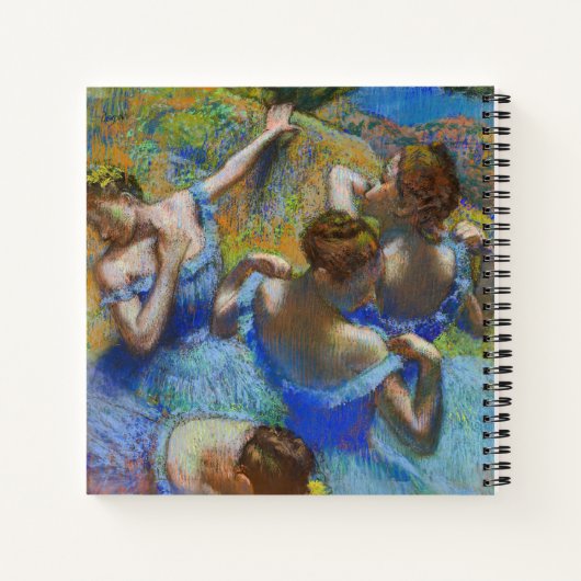 Edgar Degas - Blue Dancers Notitieboek (Achterkant)