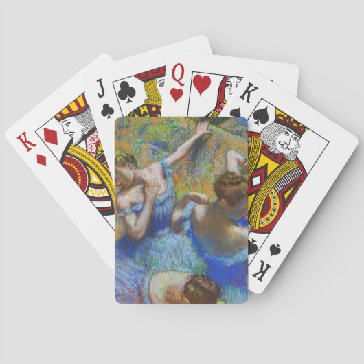 Edgar Degas - Blue Dancers Pokerkaarten (Achterkant)