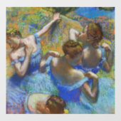 Edgar Degas - Blue Dancers Raamsticker (Vel)