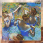 Edgar Degas - Blue Dancers Raamsticker (Vel 2)