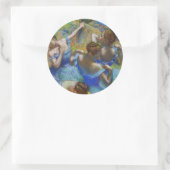 Edgar Degas - Blue Dancers Ronde Sticker (Tas)