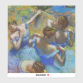 Edgar Degas - Blue Dancers Sticker (Vel)