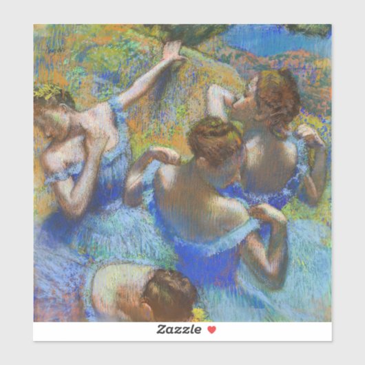 Edgar Degas - Blue Dancers Sticker (Vel)