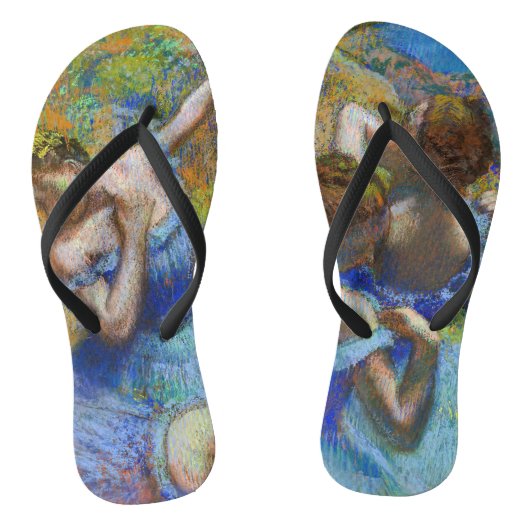 Edgar Degas - Blue Dancers Teenslippers (Voetbed)