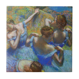 Edgar Degas - Blue Dancers Tegeltje