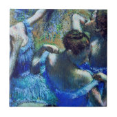 Edgar Degas - Blue Dancers Tegeltje (Voorkant)