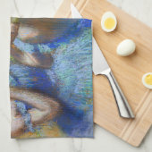 Edgar Degas - Blue Dancers Theedoek (Quarter Fold)