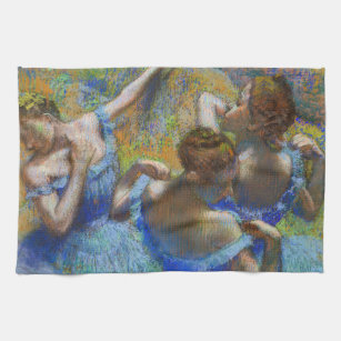 Edgar Degas - Blue Dancers Theedoek