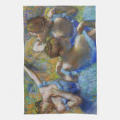 Edgar Degas - Blue Dancers Theedoek (Verticaal)