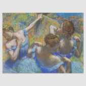 Edgar Degas - Blue Dancers Tissuepapier (Voorkant)