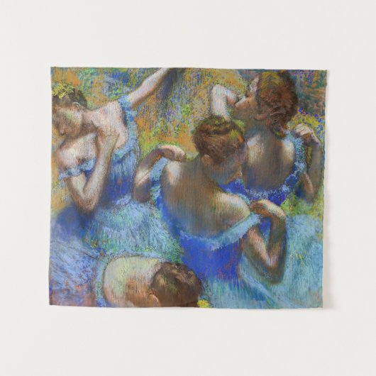 Edgar Degas - Blue Dancers Wandkleed (Voorkant (horizontaal))
