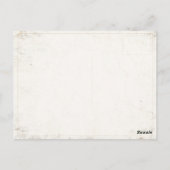 Edgar Degas Briefkaart met Golden Ballet Dancer (Achterkant)