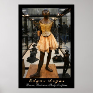 Edgar Degas: Bronze Ballerina Studie Poster