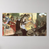Edgar Degas Cabaret Poster (Voorkant)