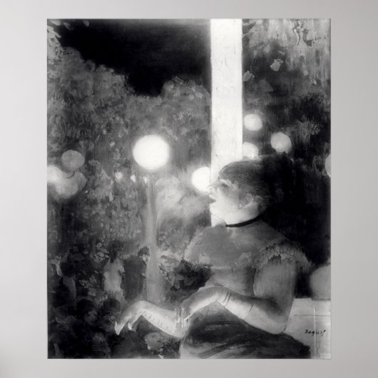 Edgar Degas | Cafe concert Poster (Voorkant)