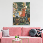 Edgar Degas | Cafe concert te Les ambassadeurs Canvas Afdruk (Insitu (Woonkamer))
