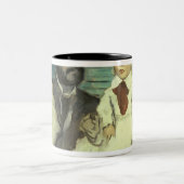 Edgar Degas | Comte Le Pic en zijn Sons Tweekleurige Koffiemok (Center)