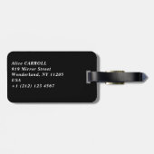 Edgar Degas - Cotton Kantoor in New Orleans Bagagelabel (Achterkant horizontaal)