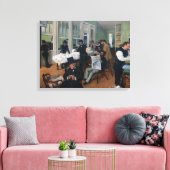 Edgar Degas - Cotton Kantoor in New Orleans Canvas Afdruk (Insitu (Woonkamer))