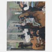 Edgar Degas - Cotton Kantoor in New Orleans Fleece Deken (Voorkant)