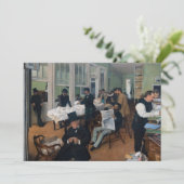 Edgar Degas - Cotton Kantoor in New Orleans Kaart (Staand voorkant)