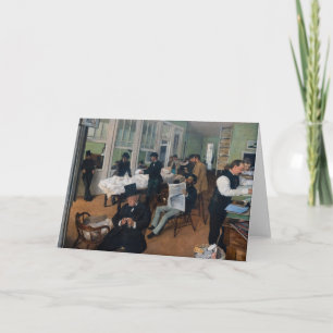 Edgar Degas - Cotton Kantoor in New Orleans Kaart
