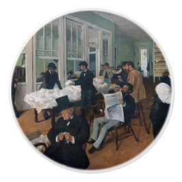 Edgar Degas - Cotton Kantoor in New Orleans Keramische Knop