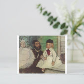 Edgar Degas - Count Lepic en zijn dochters 1870 ol Briefkaart (Staand voorkant)