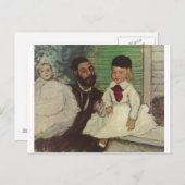Edgar Degas - Count Lepic en zijn dochters 1870 ol Briefkaart (Voorkant / Achterkant)