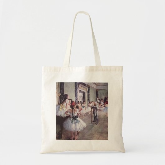 Edgar Degas - Dance Class 1875 oliescanvas dansers Tote Bag (Voorkant)
