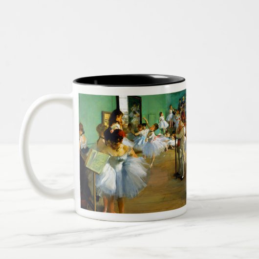 Edgar Degas Dance Class Tweekleurige Koffiemok (Links)