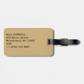 Edgar Degas - Dance Foyer, Opera rue Le Peletier Bagagelabel (Achterkant horizontaal)