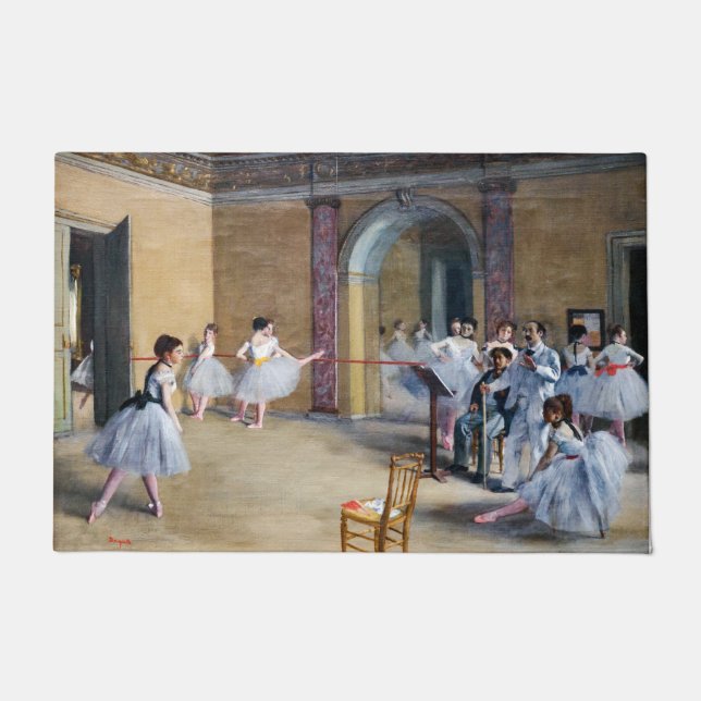 Edgar Degas - Dance Foyer, Opera rue Le Peletier Deurmat (Voorkant)