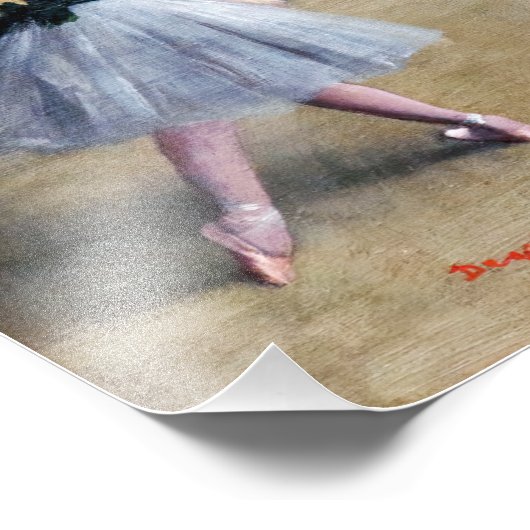 Edgar Degas - Dance Foyer, Opera rue Le Peletier Foto Afdruk (Hoek)